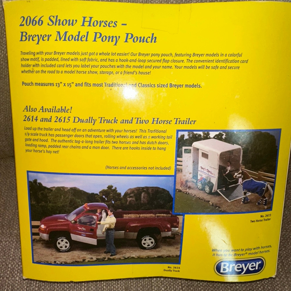 NOS 2015 Breyer Show Horses Model Pony Storage Pouch Pink #2066 - Picture 5 of 7